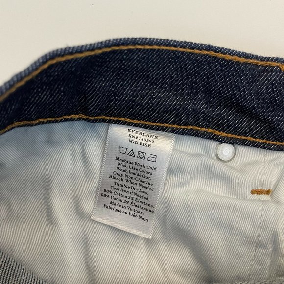 Everlane Bermuda Jean Shorts Size 31 - Picture 9 of 9